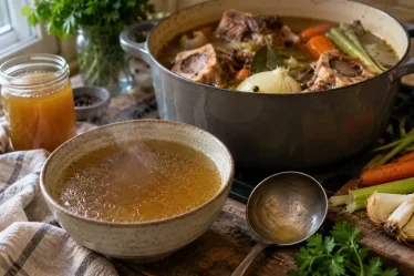 Bouillon d’os maison