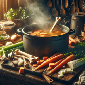 recette bouillon d os collag&egrave;ne