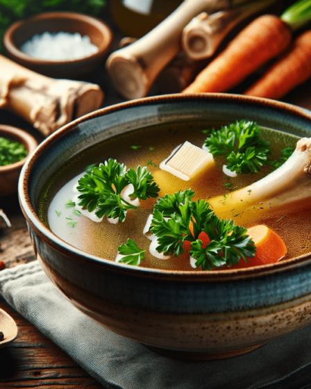 recette bouillon d'os collagène