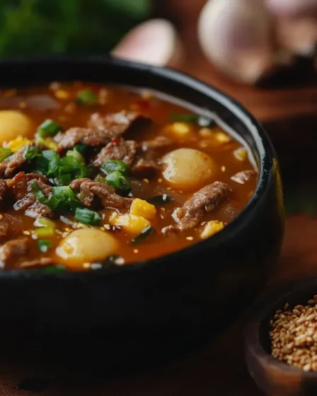 recette Bouillon coréen Seolleongtang à base d’os de bœuf