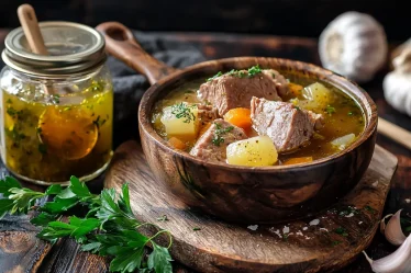 recette Pot-au-feu de queue de veau et os à moelle