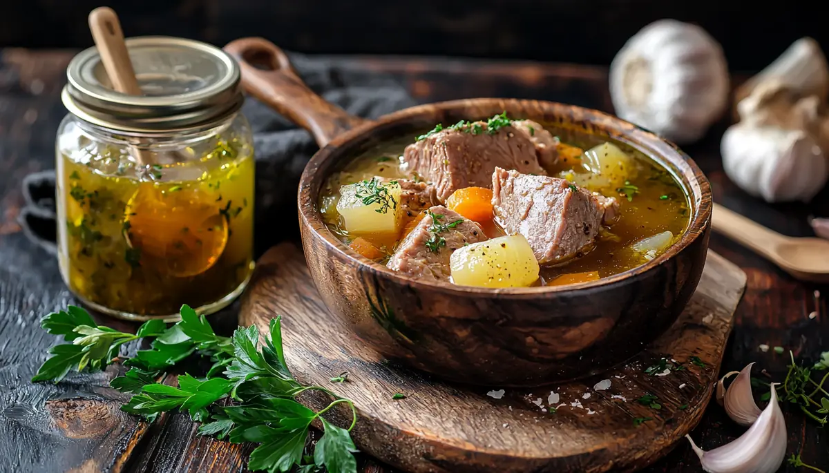 recette Pot-au-feu de queue de veau et os à moelle