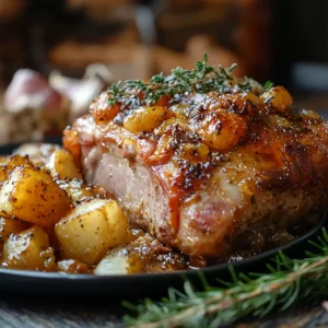 recette Queue de cochon confite et pommes de terre fondantes