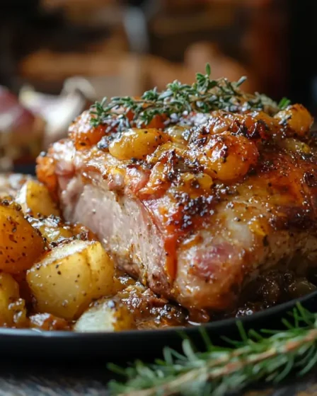 recette Queue de cochon confite et pommes de terre fondantes