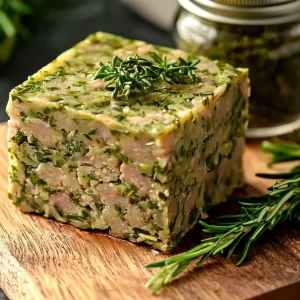 recette Terrine de pieds de porc aux herbes fra&icirc;ches