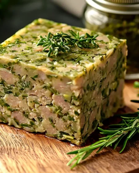 recette Terrine de pieds de porc aux herbes fraîches