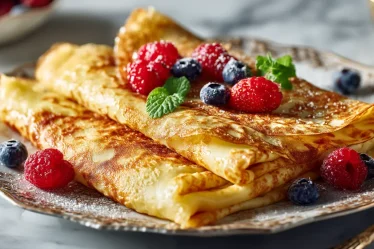 recette Crêpes protéinées à la vanille, enrichies au collagène