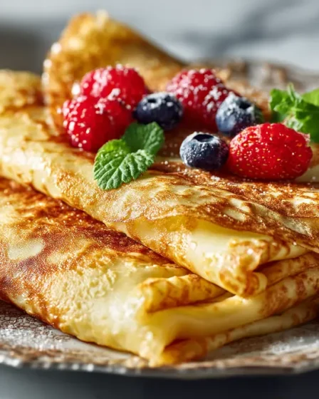 recette Crêpes protéinées à la vanille, enrichies au collagène