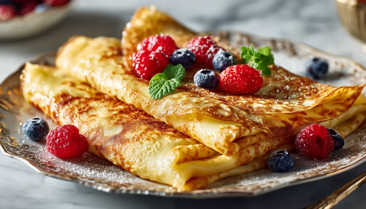 recette Crêpes protéinées à la vanille, enrichies au collagène